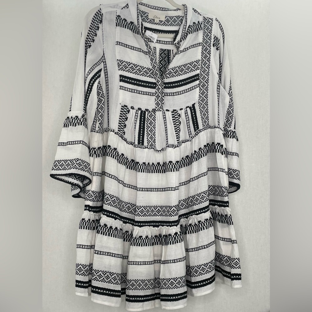 NWOT Elan Cotton Cover-Up Babydoll Minidress - Size S